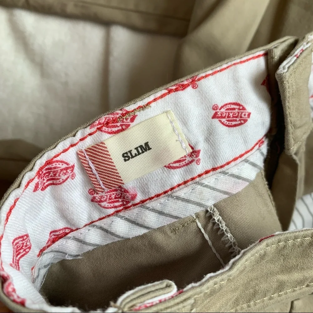3/$30 Dickies Khaki Flare Pants - Picture 2 of 3